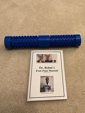 Dr Rehm's Foot Pain Manual Feet Sole Therapy Plantar Fasciitis Massage roller